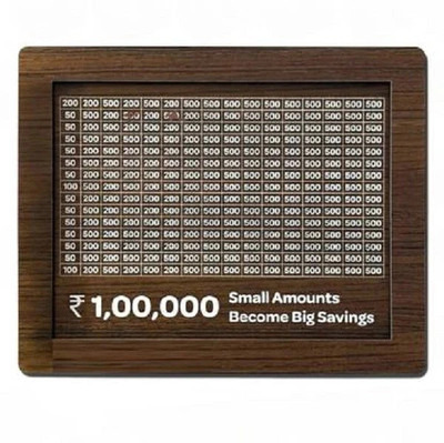 XORTIC Daily Use Coin Bank for Simple Saving Goals Coin Bank(Brown)