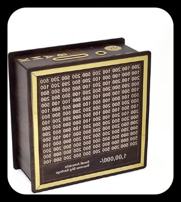labh Money saving bank for kinds 89 Coin Bank(Brown)
