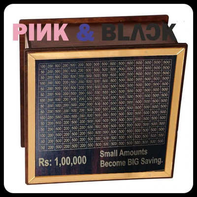 KVR CRAFT Money saving bank for kinds 592-M1 Coin Bank(Brown)