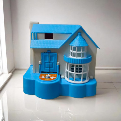 Vaachi Creations Wonderful Kids Money Bank| Piggy Bank| Puppy House Coin Bank| Gullak| Blue Coin Bank(Blue)