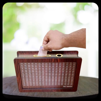 BBG BBG_Money saving bank for kinds 522 Coin Bank(Brown)