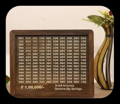 HANSHIKA ENTERPRISES Money saving bank for kinds 601 Coin Bank(Brown)