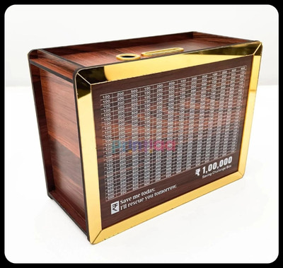 labhim A-Money saving bank for kinds 31 Coin Bank(Brown)