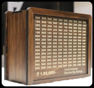 Impexlabh Money saving bank for kinds 01 Coin Bank(Brown)