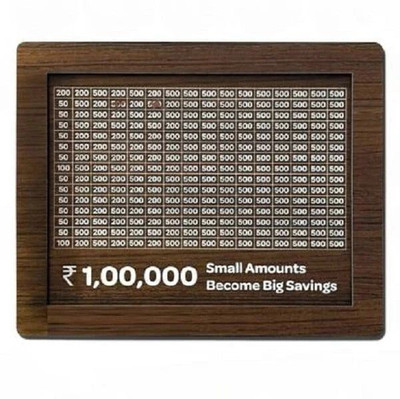 wynx Daily Use Coin Bank for Simple Saving Goals Coin Bank(Brown)