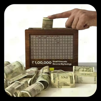 Impexlabh Money saving bank for kinds 146 Coin Bank(Brown)
