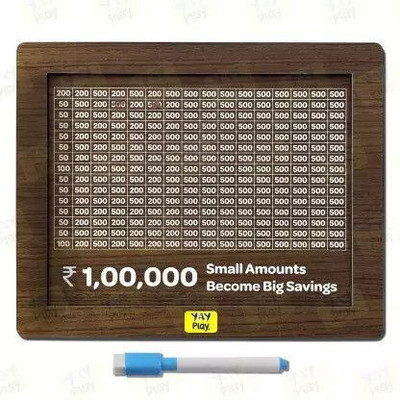 shivu craft Smart Wooden Coin Saving Bank Coin Bank(Brown)