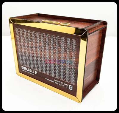 BBG BBG_Money saving bank for kinds 276 Coin Bank(Brown)