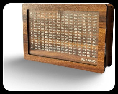 KVR CRAFT Money saving bank for kinds 352 Coin Bank(Brown)