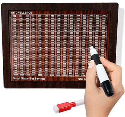 GMD Goal-Based Coin Bank for Smart Budget Planning & Savings Coin Bank(Brown)