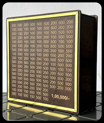 JSG Money saving bank for kinds 333-M1 Coin Bank(Brown)