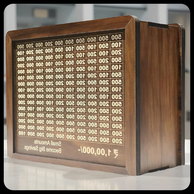 labh Money saving bank for kinds 378 Coin Bank(Brown)