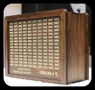 HouseofAD Money saving bank for kinds 507-M1 Coin Bank(Brown)