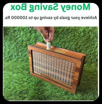 Impexlabh Money saving bank for kinds 92 Coin Bank(Brown)