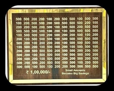 KVR CRAFT Money saving bank for kinds 161-M1 Coin Bank(Brown)