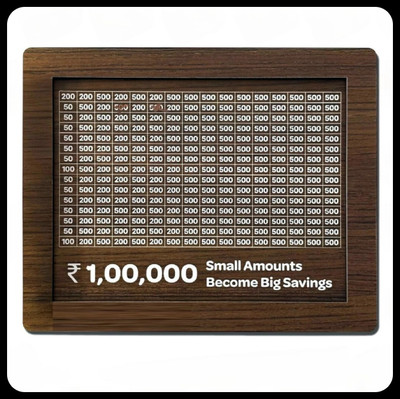Impexlabh Money saving bank for kinds 418 Coin Bank(Brown)