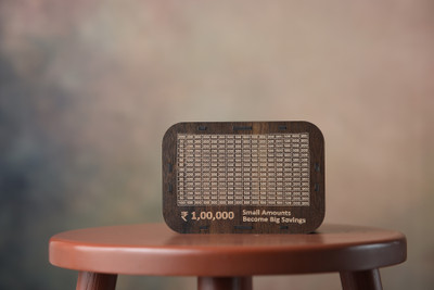 aisey Cashbox,Cash Vault Wooden Savings Box,Wooden Coin Piggy Bank (Money Bank) Coin Bank(Brown)