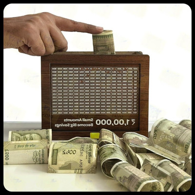 JSG Money saving bank for kinds 313 Coin Bank(Brown)