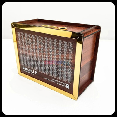 Impexlabh Money saving bank for kinds 148 Coin Bank(Brown)