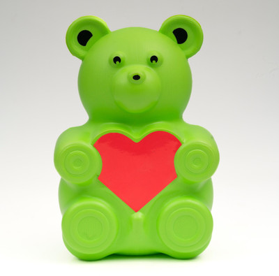 ASTAR INDUSTRIES TEDDY BEAR COIN BOX FOR KIDS ADULTS Coin Bank(Green)