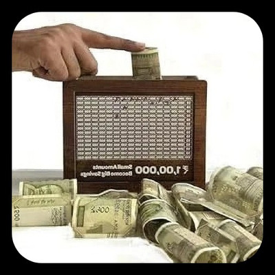 labhim A-Money saving bank for kinds 453 Coin Bank(Brown)