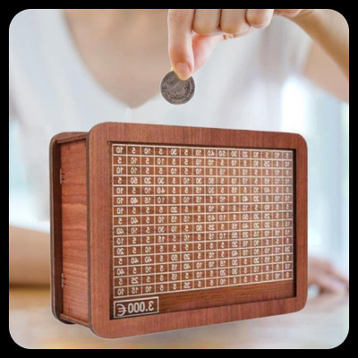 BBG BBG_Money saving bank for kinds 129 Coin Bank(Brown)