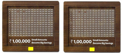 Sundhi Wooden Money Piggy Bank, Money Saving Box-052 Coin Bank(Brown)