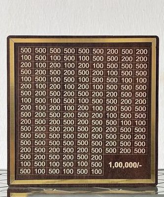 Drova Premium Money Bank for Kids and Adults - Coin Saving Box, Gift for Children Coin Bank(Brown)