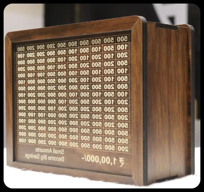 KVR CRAFT Money saving bank for kinds 351-M1 Coin Bank(Brown)