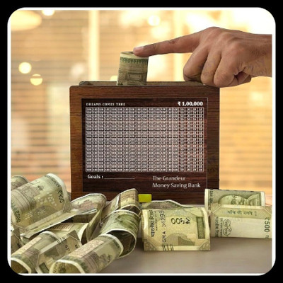 BBG BBG_Money saving bank for kinds 641 Coin Bank(Brown)