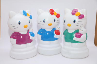Manav Enterprises Hello Kitty Bank Piggy Money Bank Combo Of 3 Coin Bank(Multicolor)