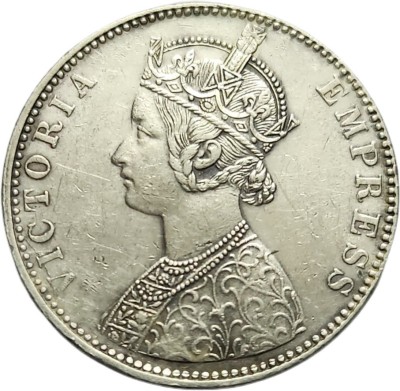 gscollectionshop Victoria One Rupee 1898 Silver Coin Medieval Coin Collection(1 Coins)