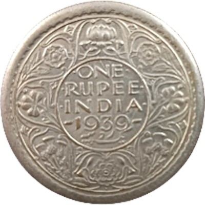 Sanjay Online Store 1 One Rupee Rare year 1939 George VI King Medieval Coin Collection(1 Coins)