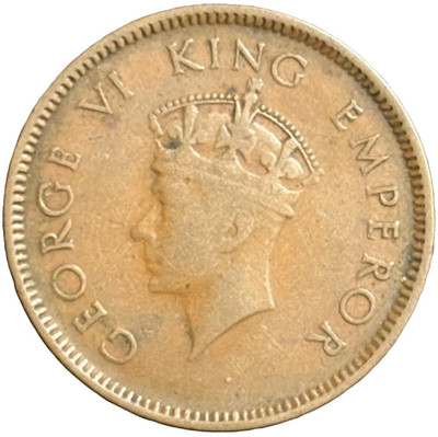 NUMISG X Rare 1940 Quarter Anna First Head George VI British India Medieval Coin Collection(1 Coins)