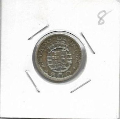 A1 International Portuguese India 1959 60 Centavos Coin Medieval Coin Collection(1 Coins)