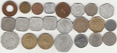 Sansuka 23 different India old coins Modern Coin Collection(23 Coins)
