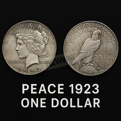 newway 1 Dollar 1923 U.S.A Collectible Old Rare Fancy Medieval Coin Collection(1 Coins)