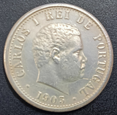 Sanjay Online Store INDIA PORTUGESE PORTUGAL 1903 King Carlos UMA Rupia Silver Medieval Coin Collection(1 Coins)