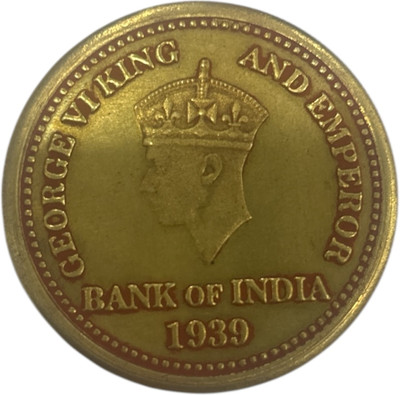 Parvati Heritage Collection Vintage 5 Rupee 1939 King George VI & Deer Coin Modern Coin Collection(1 Coins)