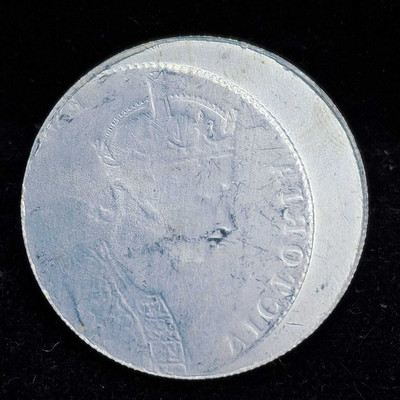 Vkcoins ERROR 1 RUPEES - VICTORIA RARE SILVER-PLATED COIN Modern Coin Collection(1 Coins)