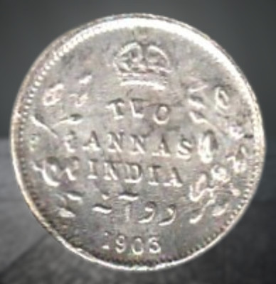 Eshop 2 Anna 1903 King Edward 7th, Rare old Fancy British India Medieval Coin Collection(1 Coins)