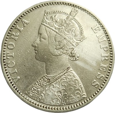 gscollectionshop Victoria One Rupee 1900 Silver Coin Medieval Coin Collection(1 Coins)