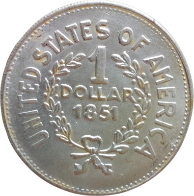 COINS WORLD 1851 USA RARE COIN ONE DOLAR INDIAN HEAD Modern Coin Collection(1 Coins)