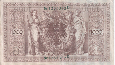 Vkcoins GERMAN 1000 MARK 1910 BIG SIZE GREEN LOGO RARE NOTE Modern Coin Collection(0 Coins)