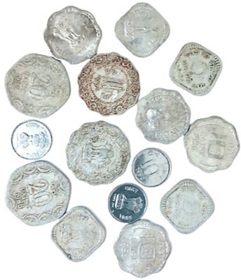 MUSHIN Old Coin/ Khote Sikke for Lal Kitab Remedy( Set of 08 Sikke) Medieval Coin Collection(8 Coins)