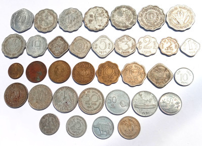 Naaz Rare Collection 35 Different Old Coin Medieval Coin Collection(35 Coins)