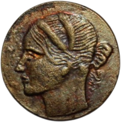 CoinView Ancient Period Left Facing Women (1839) Collectible Old and Rare Copper Coin Ancient Coin Collection(1 Coins)