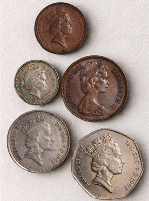 SHUBHCOINS 5 Different Coins in World Series Education Set Best for School Projects Medieval Coin Collection(5 Coins)