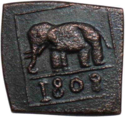 CoinView Ancient Period Elephant (1808) Collectible Old and Rare Coin Ancient Coin Collection(1 Coins)