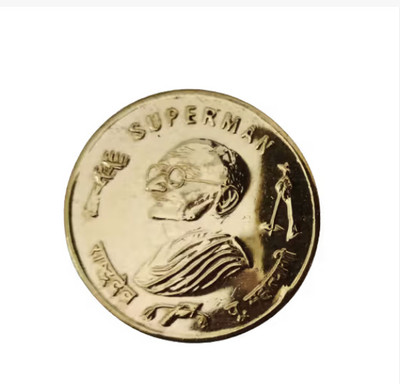 Hop n Shop Mahatma Gandhi 24kt Gold Plated UNC 1 Numismatic Coins Medieval Coin Collection(1 Coins)
